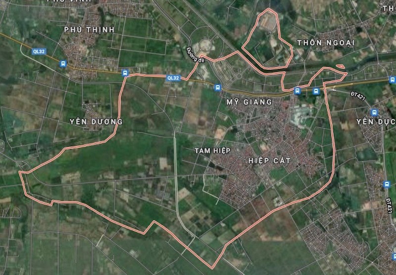 Toàn bộ khu vực được kêu gọi Kl99ok phiên bản mới tại huyện Phúc Thọ.