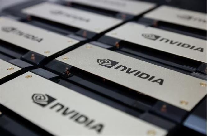 Siêu máy tính của Kl994 game bài casino hấp dẫn Nvidia tại triển lãm công nghệ Foxconn ở Đài Loan (Trung Quốc). Ảnh: REUTERS/TTXVN