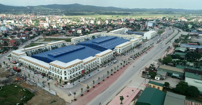 Một góc Khu đô thị tại huyện Đô Lương nhìn từ trên cao. Ảnh: Báo Kl993 ưu đãi thưởng hấp dẫn