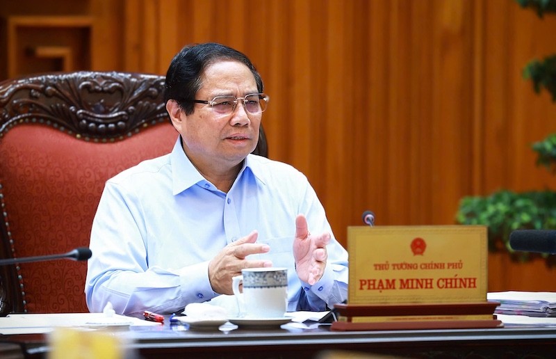Đây là lần thứ 5 Thủ tướng Phạm Minh Chính chủ trì họp riêng về nội dung thích ứng với chính sách thuế quan mới của Hoa Kỳ và thúc đẩy quan hệ thương mại cân bằng, bền vững với Hoa Kỳ. Ảnh: Nhật Bắc 