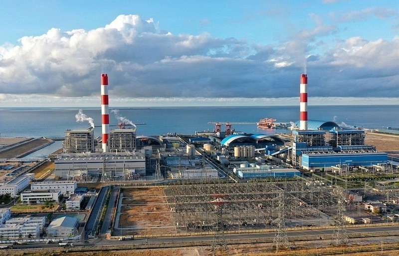 Đường dây 500 kV Vĩnh Tân - Tân Uyên. Ảnh: EVN. 