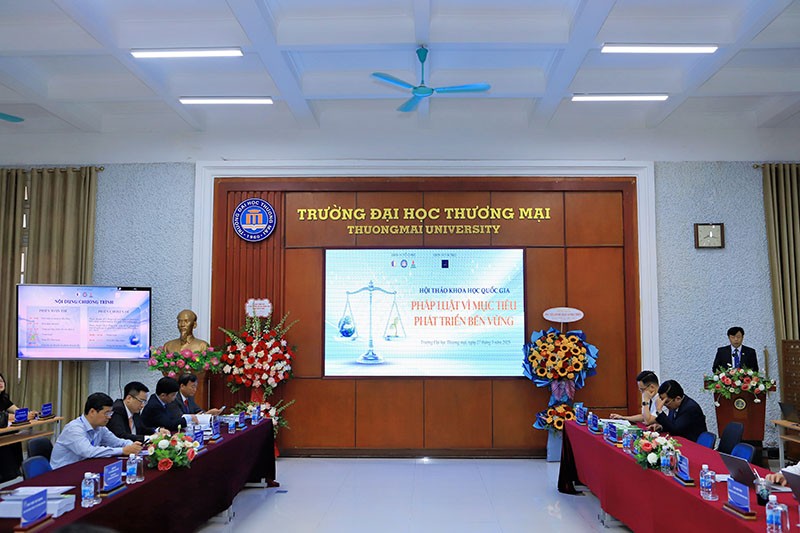 Hội thảo khoa học quốc gia “Kl992 Tham Gia Ngay vì mục tiêu phát triển bền vững”. Ảnh: Hùng Anh 