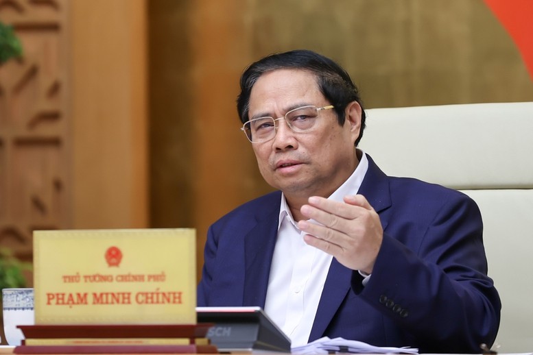Thủ tướng Phạm Minh Chính làm Trưởng ban Ban Chỉ đạo quốc gia triển khai Nghị quyết số 68. Ảnh: VGP 