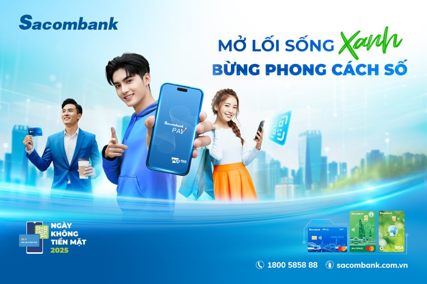Sacombank đồng hành cùng “ngày không tiền mặt 2025” góp phần thúc đẩy Kl992 cổng game cá cược số