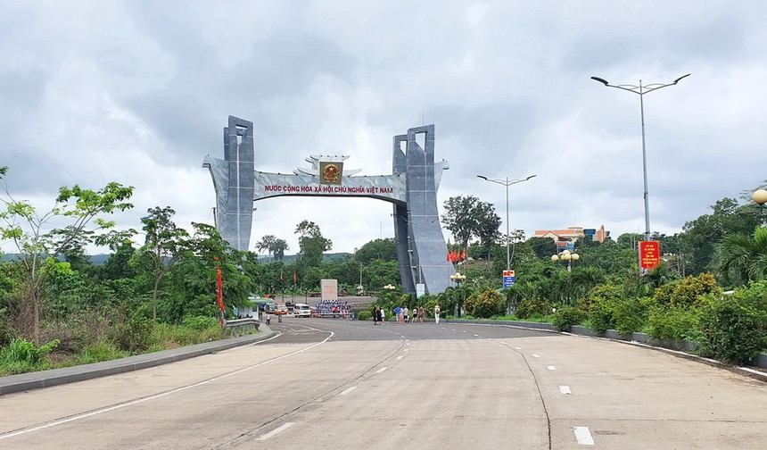 Khu Kl992 cổng game cá cược Cửa khẩu Quốc tế Lệ Thanh, tỉnh Gia Lai. Ảnh: Ngọc Tân