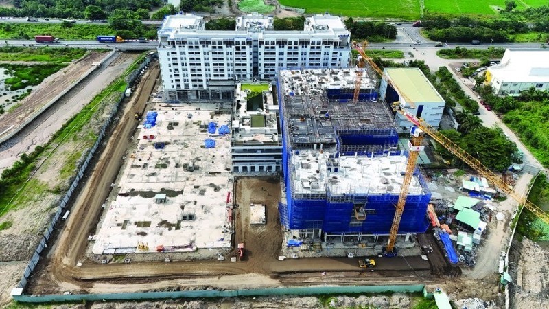 Một dự án nhà ở Trang Chủ KL99Com Số 1 Link Đăng Ký KL999 cho công nhân thuê tại TP.HCM. Ảnh: Lê Toàn.