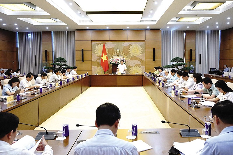Toàn cảnh phiên thẩm tra sơ bộ Dự án Luật Phá sản (sửa đổi) của Thường trực Ủy ban Kl992 cổng game cá cược và Kl991.com nạp rút nhanh của Quốc hội. Ảnh: Cao Hoàng 