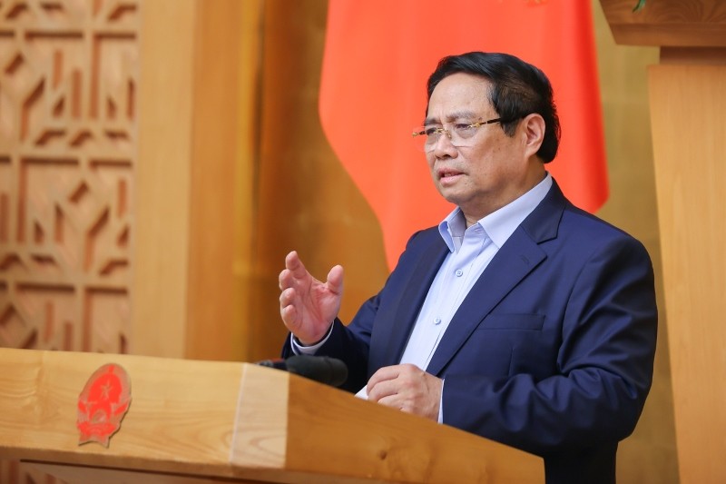 Thủ tướng Phạm Minh Chính chủ trì phiên họp Kl993 ưu đãi thưởng hấp dẫn thường kỳ tháng 8/2025. Ảnh: VGP/Nhật Bắc
