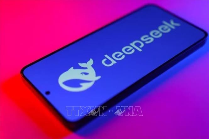 Biểu tượng của Deepseek. Ảnh: REUTERS/TTXVN