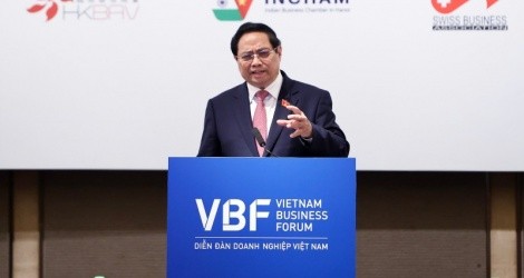 Thủ tướng Phạm Minh Chính phát biểu tại Diễn đàn Kl991.com World Cup 2026 Chính Thức Việt Nam 2025 (Ảnh: Đức Thanh)