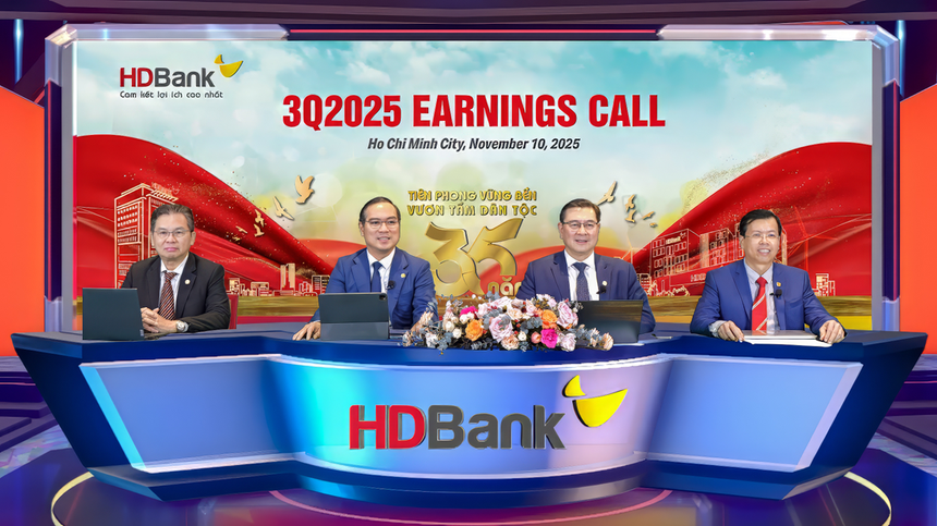 Đại diện Ban lãnh đạo HDBank tại Hội nghị Nhà Kl99ok phiên bản mới quý 3/2025
