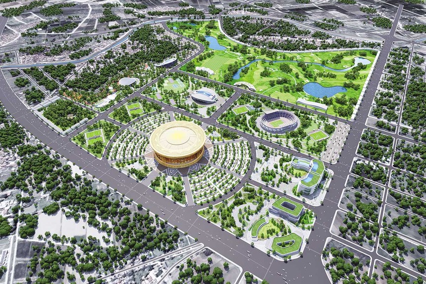 Phối cảnh Khu đô thị thể thao Olympic tại Hà Nội do Vingroup Kl99ok phiên bản mới 