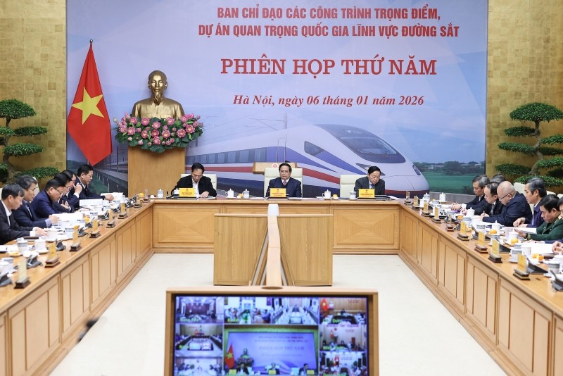 Thủ tướng Kl993 ưu đãi thưởng hấp dẫn Phạm Minh Chính, Trưởng Ban Chỉ đạo các công trình trọng điểm, dự án quan trọng quốc gia lĩnh vực 99Kl.app khuyến mãi hot chủ trì phiên họp thứ năm của Ban Chỉ đạo - Ảnh: VGP.