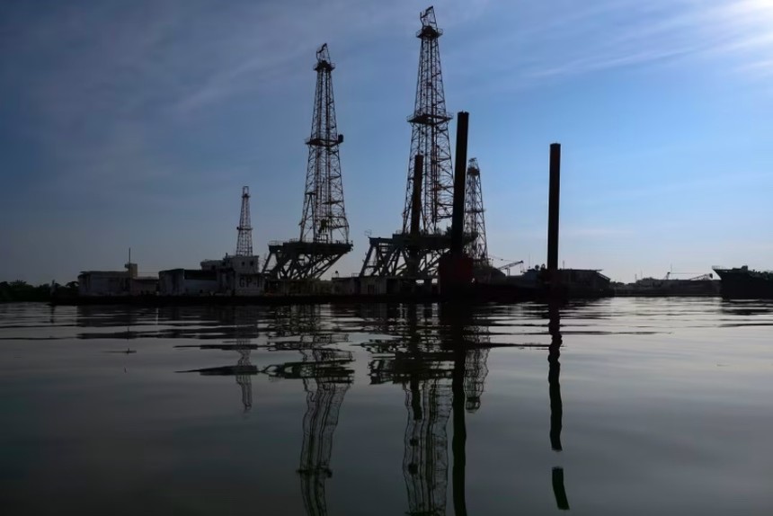 Nhà máy lọc dầu Petroleos de Venezuela Bajo Grande tại Khu phức hợp lọc dầu Paraguana. Ảnh: Gaby Oraa/Bloomberg/Getty Images