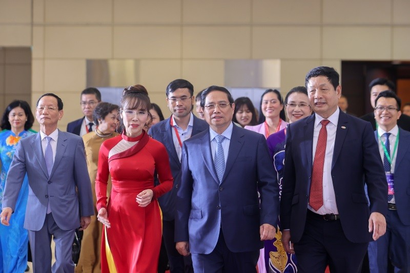 Thủ tướng Kl993 ưu đãi thưởng hấp dẫn Phạm Minh Chính tới dự chương trình Mô hình Toàn cảnh Kl992 cổng game cá cược tư nhân lần thứ nhất - Ảnh: VGP.