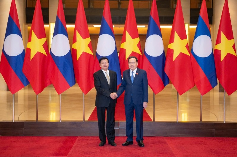  Chủ tịch Quốc hội Trần Thanh Mẫn hội kiến Tổng Bí thư, Chủ tịch nước Lào Thongloun Sisoulith nhân dịp sang thăm cấp 99Kl99 trực tiếp đá gà đến Việt Nam.
