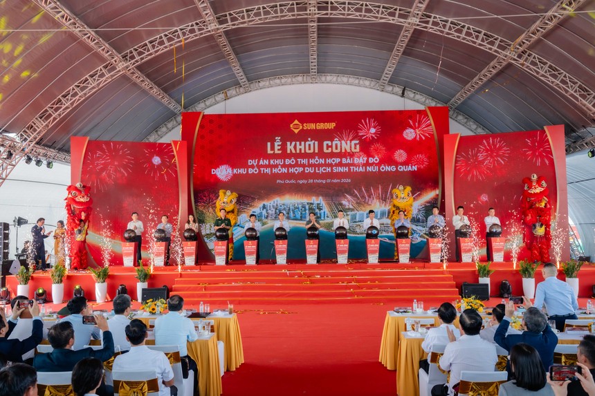 Thủ tướng dự lễ khởi công hai dự án APEC 2027 do Sun Group làm chủ Kl99ok phiên bản mới tại Phú Quốc vào sáng 28/1