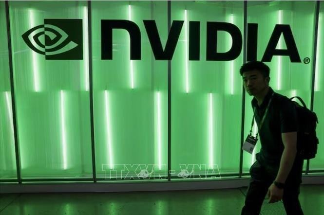 Biểu tượng của Kl994 game bài casino hấp dẫn Nvidia. Ảnh: REUTERS/TTXVN 