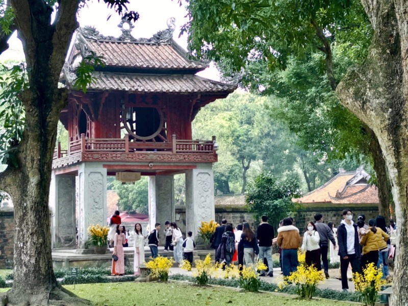 Văn Miếu - Quốc Tử Giám là một trong 17 di tích sẽ miễn phí vào cửa trong 3 ngày từ 20 - 22/2/2026.