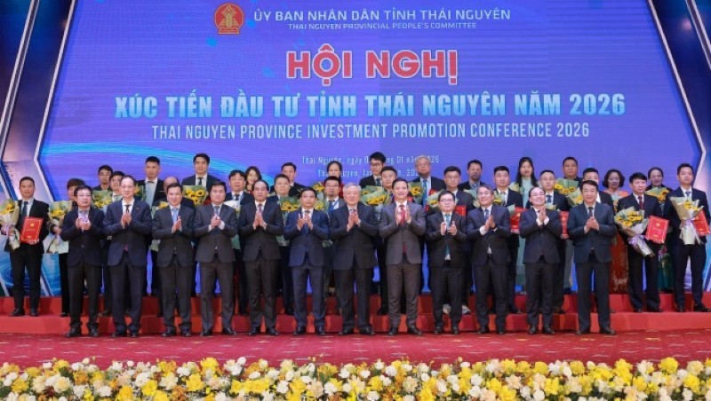 Thái Nguyên đã vươn lên đứng đầu trong thu hút Kl99ok phiên bản mới nước ngoài 2 tháng đầu năm 2026.