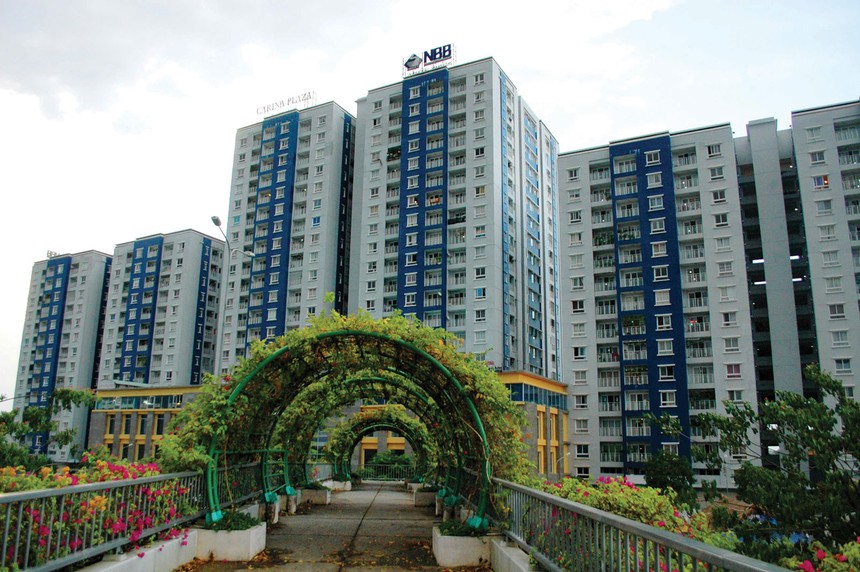 Dự án Carina Plaza của Công ty cổ phần Kl99ok phiên bản mới Năm Bảy Bảy. Ảnh: Lê Toàn 