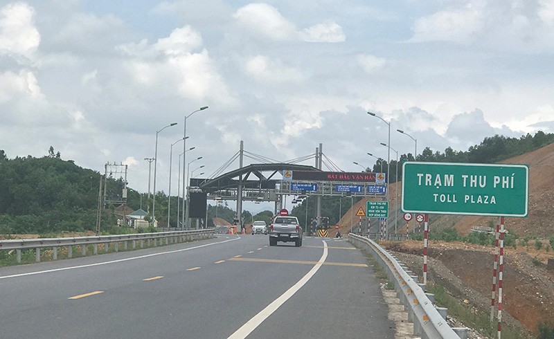 Một đoạn tuyến đường BOT Thái Nguyên - Chợ Mới.