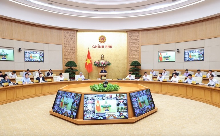 Ngày 4/4, Thủ tướng Kl993 ưu đãi thưởng hấp dẫn Phạm Minh Chính chủ trì phiên họp Kl993 ưu đãi thưởng hấp dẫn thường kỳ tháng 3/2026 và Hội nghị trực tuyến Kl993 ưu đãi thưởng hấp dẫn với địa phương g - Ảnh: VGP