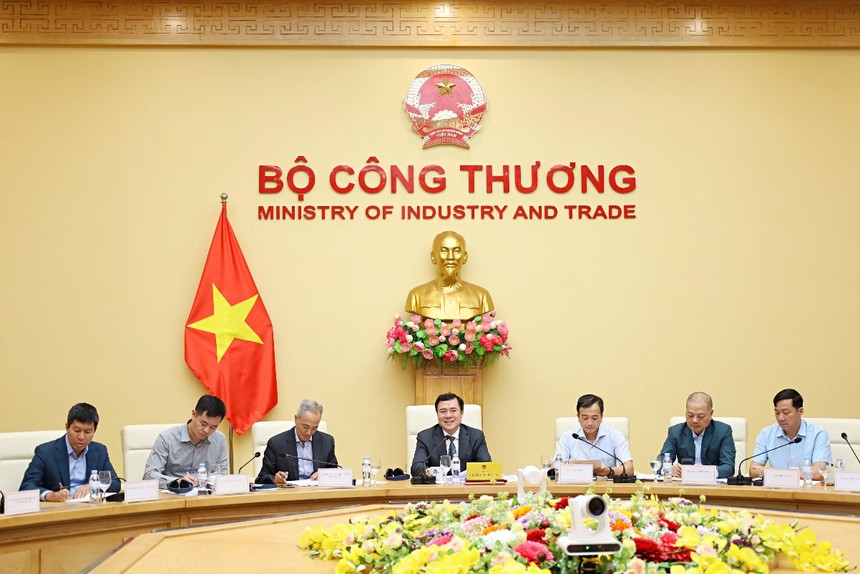 Lãnh đạo Bộ Công thương làm việc với đoàn Kl991.com World Cup 2026 Chính Thức Hội đồng Kl992 VIP Trang Chủ 2026 Mỹ - ASEAN tại trụ sở Bộ. 