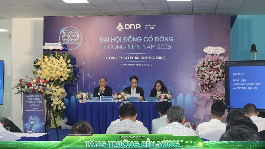 Toàn cảnh phiên họp Đại hội đồng Trang Chủ KL99Com Số 1 Link Đăng Ký KL999 của DNP Holding năm 2026.