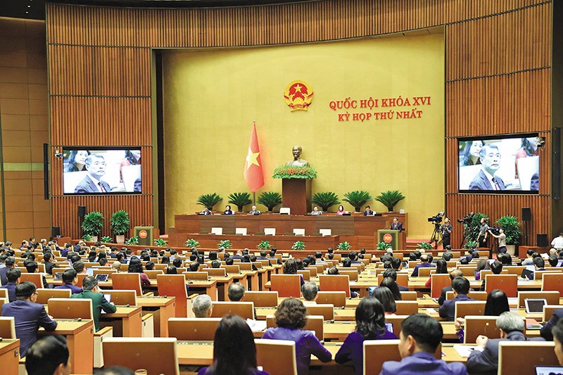 Một phiên họp toàn thể của Kỳ họp thứ nhất, Quốc hội khóa XVI 