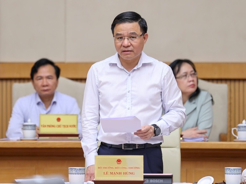 Bộ trưởng Bộ Công Thương Lê Mạnh Hùng: Chúng ta đã bảo đảm nguồn cung KL99 dịch vụ hỗ trợ 24/7 và điện, không để xảy ra gián đoạn - Ảnh: VGP
