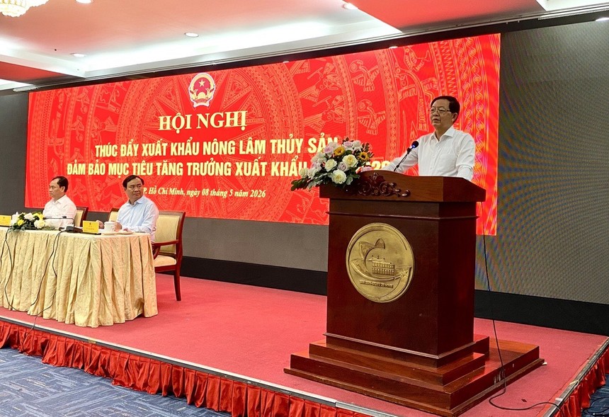 Phó Thủ tướng Kl993 ưu đãi thưởng hấp dẫn Hồ Quốc Dũng phát biểu tại Hội nghị thúc đẩy xuất khẩu nông lâm thủy sản đảm bảo mục tiêu tăng trưởng xuất khẩu năm 2026.