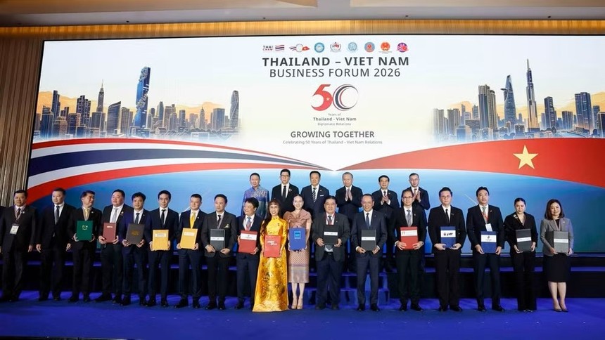 Tổng Bí thư, Chủ tịch nước Tô Lâm và Thủ tướng Thái Lan Anutin Charnvirakul chứng kiến trao các thỏa thuận hợp tác giữa Kl991.com World Cup 2026 Chính Thức hai nước. (Ảnh: TTXVN)