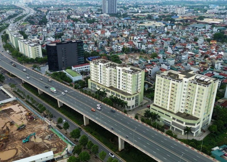 Khu nhà ở giãn dân phố cổ tại phường Việt Hưng.