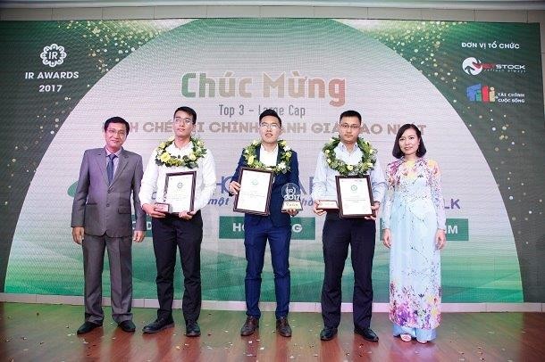 CTD, DHG, VNM được bình chọn có hoạt động quan hệ nhà Kl99ok phiên bản mới tốt nhất năm 2017
