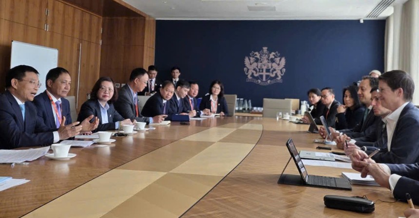 Bộ trưởng Bộ Kl991.com nạp rút nhanh làm việc với lãnh đạo Sở GDCK London và FTSE Russell