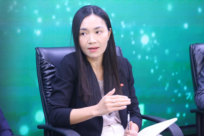 Bà Phạm Huyền Trang, Giám đốc Phân tích KL99 là cổng game giải trí trực tuyến hàng đầu hiện nay, SSI Research (Ảnh: Dũng Minh). 