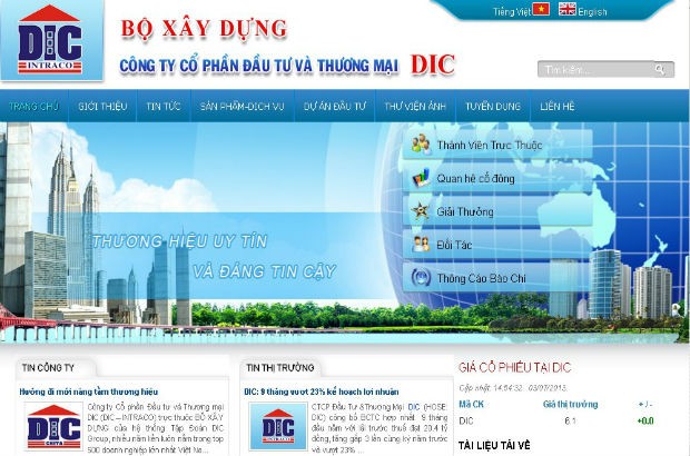 DIC ước vượt 39% kế hoạch Kl99 nổ hũ 2013