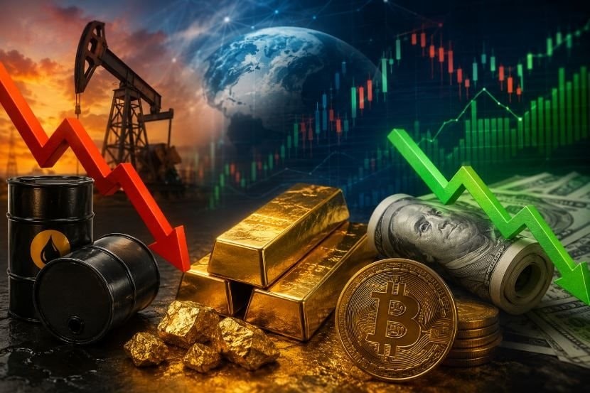 Thị trường hàng hóa thế giới tuần từ 6-13/6: Giá dầu, vàng giảm mạnh