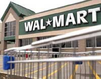 Một siêu thị của Wal-Mart ở Mỹ. Ảnh AP.