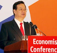 Thủ tướng Nguyễn Tấn Dũng phát biểu tại hội thảo quốc tế “Việt Nam - Ngôi sao đang lên”