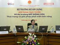 Bộ trưởng Kl99 nổ hũ Nguyễn Hồng Quân giao lưu trực tuyến với bạn đọc chiều 9/5.