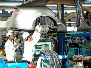 Một xưởng lắp giáp ô tô của Nhật Bản tại Việt Nam. (Nguồn: Internet).