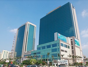 Diện tích văn phòng tại Toà nhà Charm Vit Tower (trái) dự kiến được thuê hết trong quý II/2012