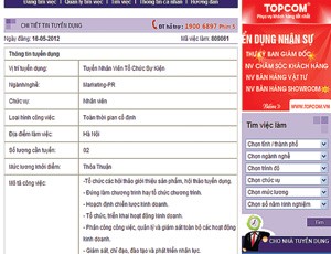 Kl99kl phiên bản hoạt động phải “núp bóng” để tuyển dụng?