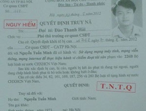 Truy nã đặc biệt Chủ tịch HĐQT Muaban24