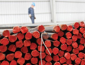 Lượng hàng tồn kho của ngành thép đã vượt ngưỡng báo động
