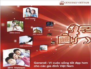 Generali Việt Nam Kl99kl phiên bản hoạt động cho 38 bệnh hiểm nghèo