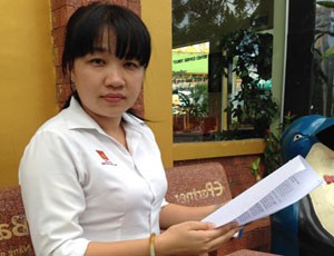 Chị Huỳnh Hạo Châu góp vốn mua lô đất để xây nhà ở nhưng chờ đợi 7 năm chưa được cấp sổ đỏ.